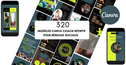 KIT Média sociaux - +320 Modèles pour COACH SPORTIF (CANVA)