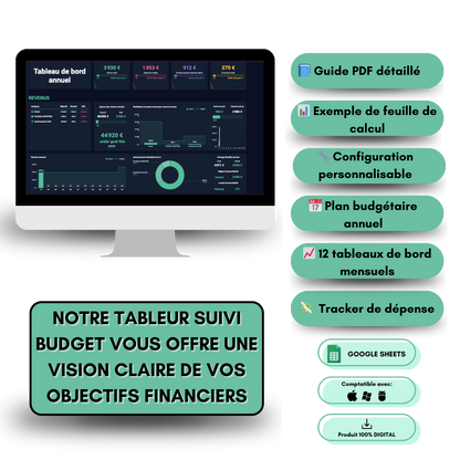 Persönliche Budget-Tracking-Tabelle – (Digital – Google Sheet) 