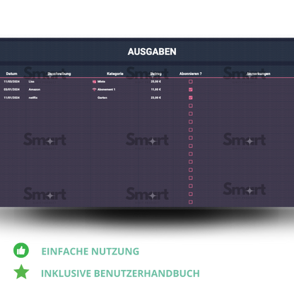 Ultimativer Budgetmanager: Kompatibel mit IOS, Android & Windows - Für Google Sheets optimiert