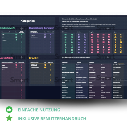 Ultimativer Budgetmanager: Kompatibel mit IOS, Android & Windows - Für Google Sheets optimiert